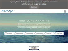 Tablet Screenshot of defaqto.com